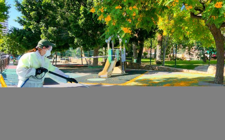 Benidorm reabre los parques infantiles