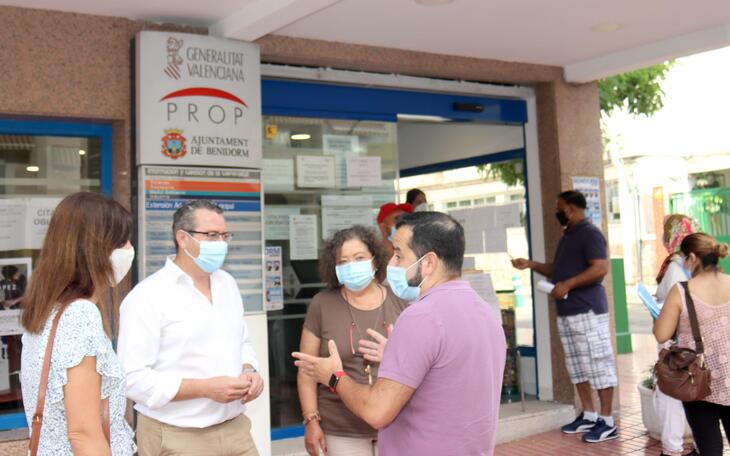 El secretario autonómico de Participación y Transparencia visita la EAM de Beniardà