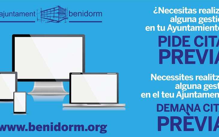 El Ayuntamiento activa la plataforma de cita previa para trámites del Padrón