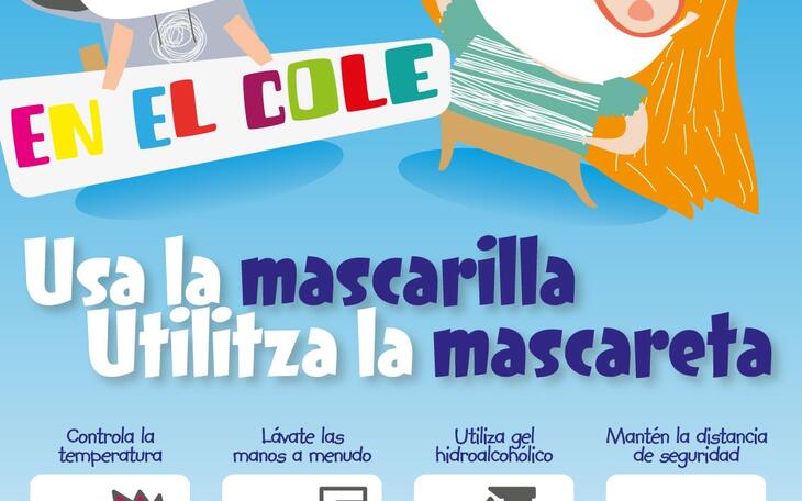 Benidorm distributes more than 16,000 masks among the school community...