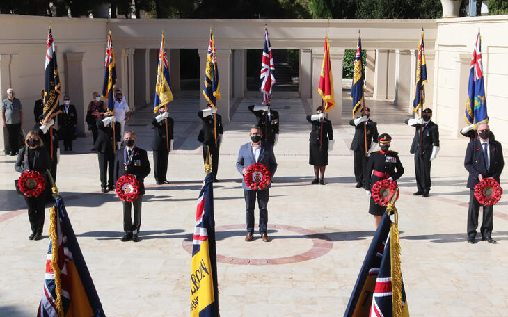 Benidorm commemorates The Poppy Appeal in l’Aigüera Park...