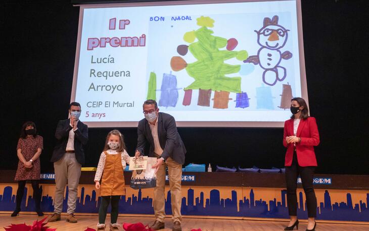 Educación y Cultura entregan los premios del XII Concurso de Postales Navideñas 