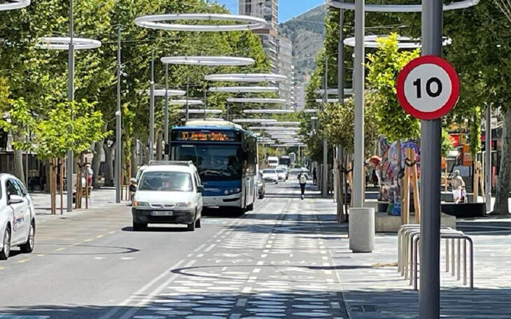 Ciudadanos llevará a pleno subir de 10 a 20 km/h el límite máximo de velocidad fijado en vías de Benidorm