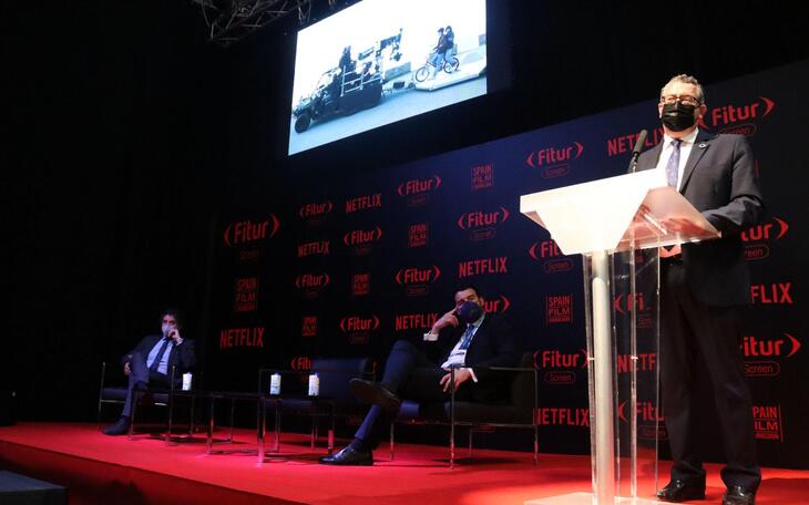 Presentación de la serie Paraíso en Fitur Screen