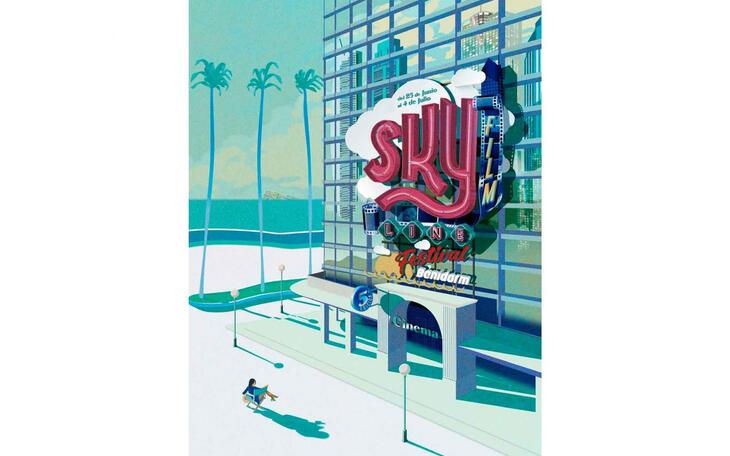 Cartel del Skyline Benidorm Film Festival.