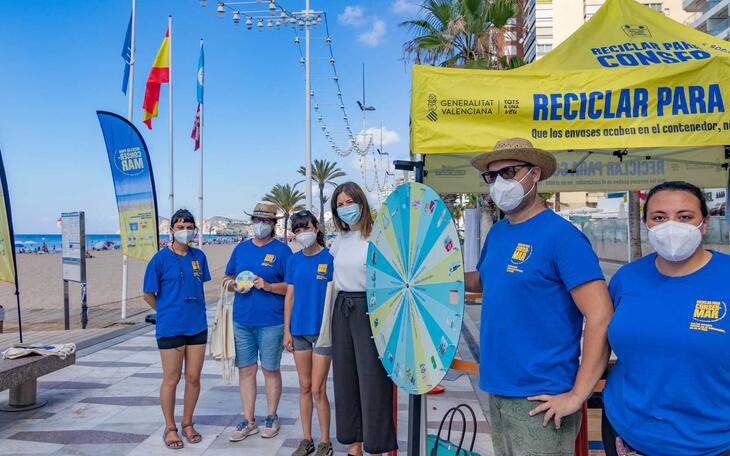 Benidorm se suma a la campaña «Reciclar para ConserMar»