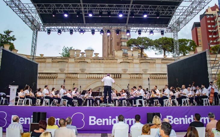 Banda Sinfónica de la Unió Musical de Benidorm.