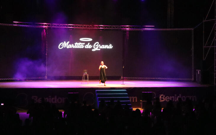 Martita de Graná actúa en Benidorm
