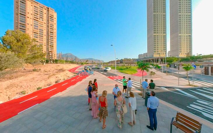 Benidorm gana un nuevo vial que conecta Vía Parque con el Paseo de Poniente