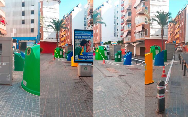 Benidorm refuerza el baldeo de calles y extiende el piloto de contenedores de ‘quita y pon’ a Ramos Carratalá