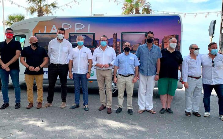 En la presentación de la iniciativa Jappi Experience, el alcalde anima a que sea interoperable y se sume a Visit Benidorm Travel
