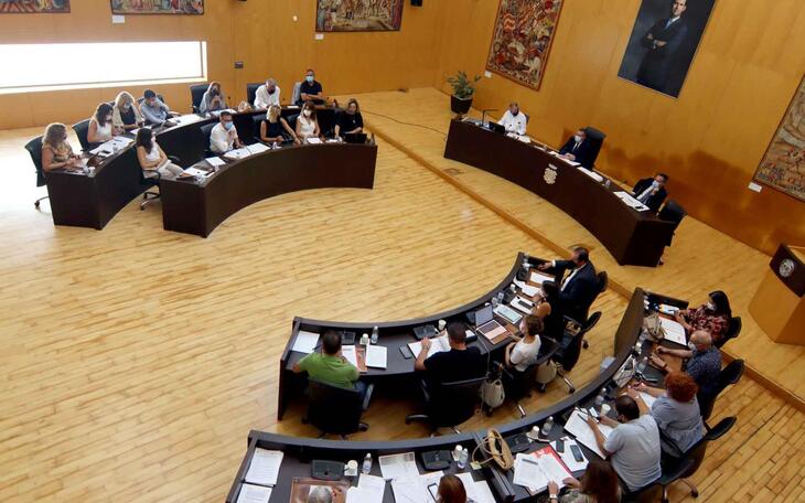 Sesión plenaria de agosto del Ayuntamiento de Benidorm.