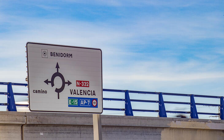 Benidorm reitera al Ministerio la solicitud de cesión de más de 3 kilómetros de la N-332 