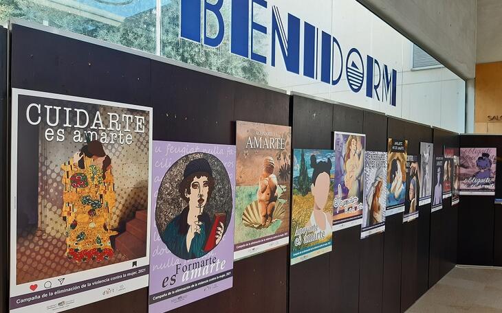 El proyecto de carteles contra la violencia de género del alumnado del IES Pere Mª Orts recibe una subvención de Diputación