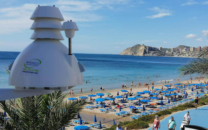 Benidorm instala una red de sensores para monitorizar la calidad del aire en la ciudad 