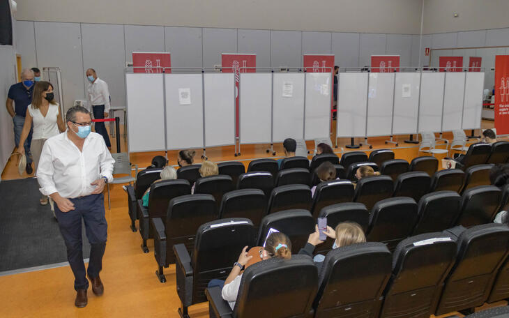 El vacunódromo de La Torreta cierra hoy sus puertas al finalizar la campaña de vacunación masiva