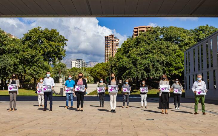 Minuto de silencio. Benidorm.