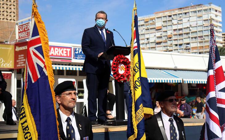 Celebración de la Poppy Appeal 2021 en Benidorm