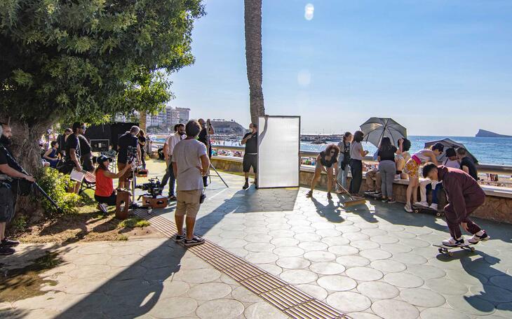 Benidorm, escenario de campañas publicitarias de prestigiosas marcas