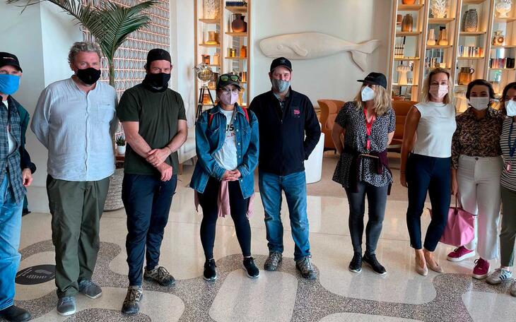 Un grupo de localizadores de producciones cinematográficas y de televisión visita Benidorm