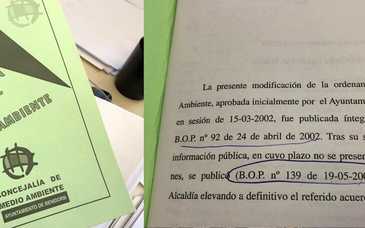 Ciudadanos califica de “panfleto ilegal” la publicación que el PP usa como Ordenanza de Medio Ambiente para imponer sanciones