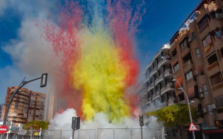 Mascletà.