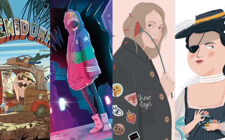 Ilustración con sello ‘made in Alicante’, la nueva propuesta de ‘Benidorm Expone’