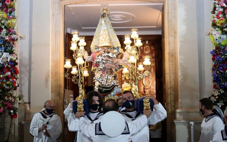 Procesión en honor a la Virgen del Sufragio. Festes Majors Patronal 2021