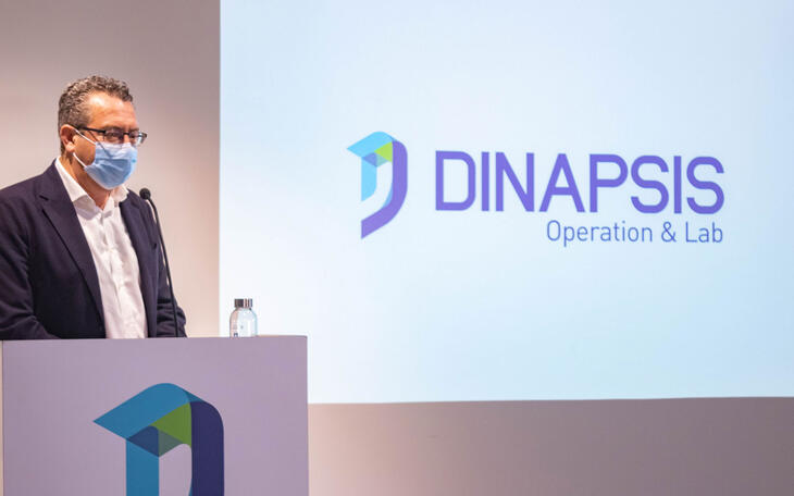 Toni Pérez, alcalde de Benidorm, en la presentación de los proyectos finalistas del Dinapsis Open Challenge