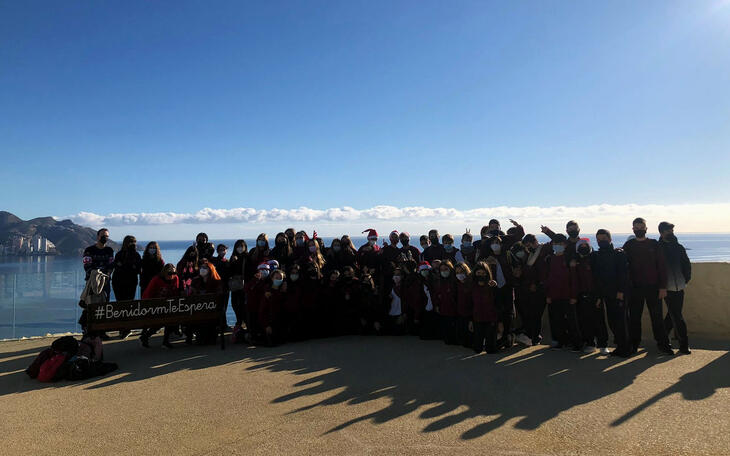El colegio Nuestra Señora de los Dolores abre la temporada de visitas escolares al Tossal de la Cala
