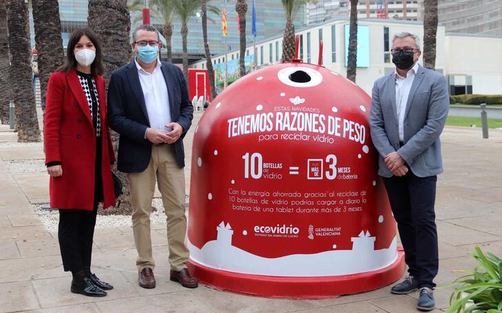 Benidorm se suma a la campaña de Ecovidrio para la Navidad: reciclaje y sostenibilidad