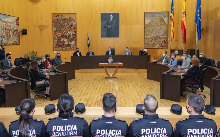 Benidorm incorpora el 1º de enero 24 nuevos agentes a su plantilla de Policía Local 