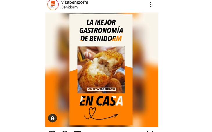 Benidorm impulsa la iniciativa #HoyNoCocino per a aglutinar l