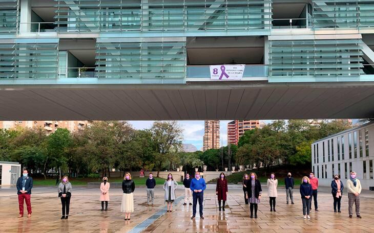 Benidorm commemora el 8M amb activitats adaptades a les restriccions sanitàries...