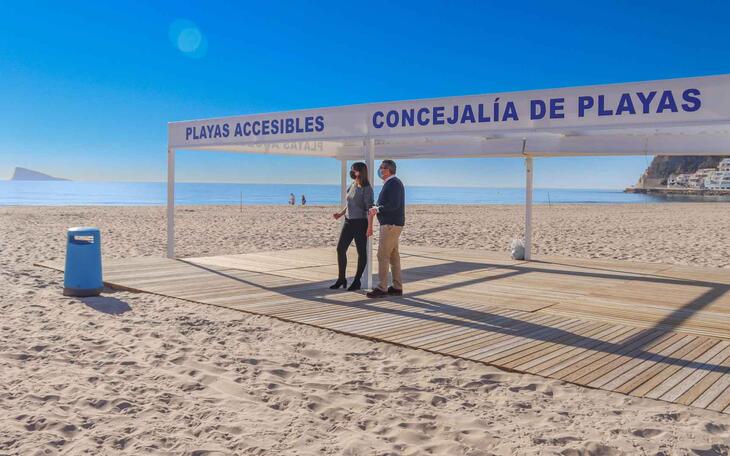 Mejora del punto de playas accesibles en La Cala