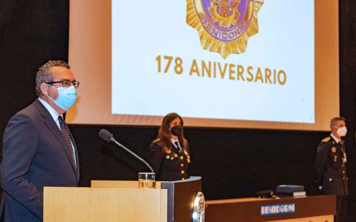 Toni Pérez durante su intervención.