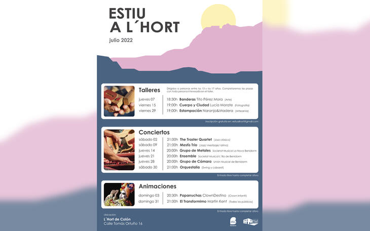 Cartel exposición Estiu a l