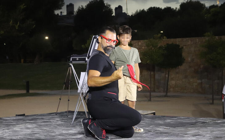 Espectáculo de magia de Mag Malastruc en Parque de Foietes