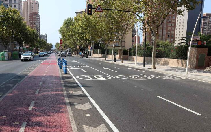 Benidorm interviene en las principales vías de acceso a Levante para mejorar el tráfico