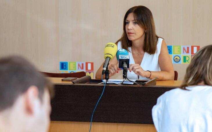 Concejala Mónica Gómez.