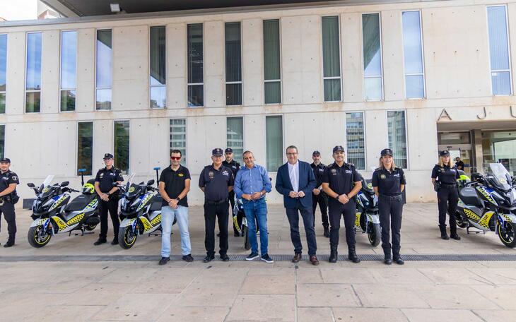 Nuevas motos policía local