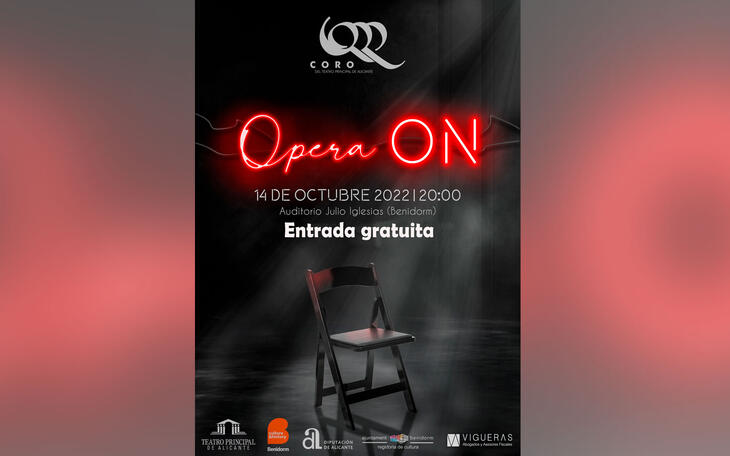 El espectáculo ‘Ópera ON’ del Coro del Teatro Principal de Alicante llega a Benidorm el 14 de octubre 