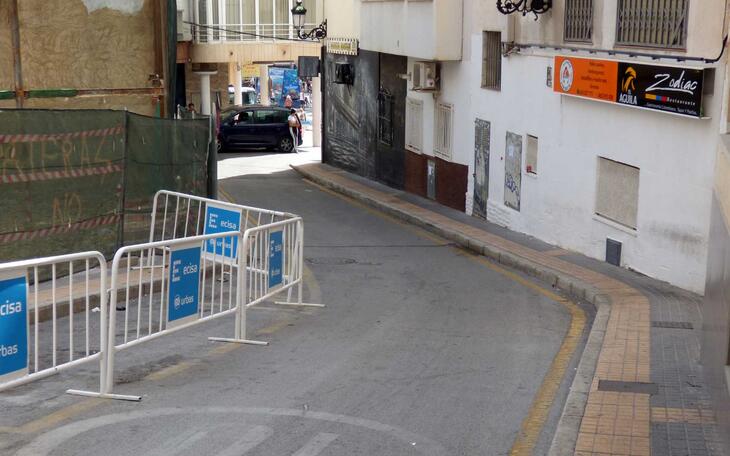 Benidorm repara el colector de aguas residuales de la calle Costera del Campo 