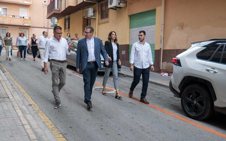 Visita obras EDUSI en Alfredo Corral