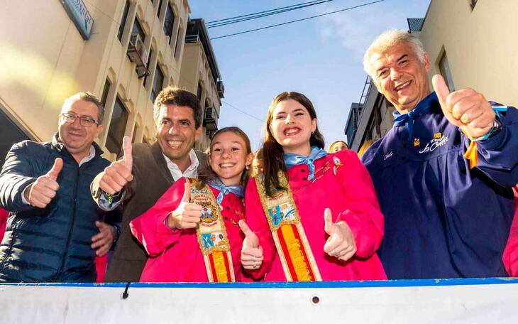 Toni Pérez, Carlos Mazón, Chloé D’Hebboudt, Aila Merenciano y Jesús Carrobles.