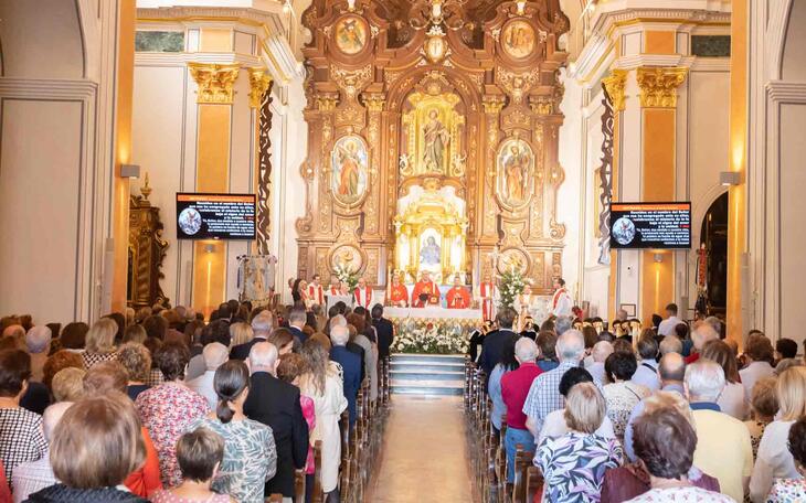 Celebración de la misa en honor a Sant Jaume