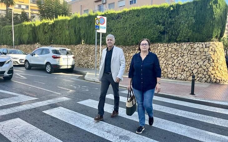 Juan Balastegui y Ana Pérez del grupo Ciudadanos.