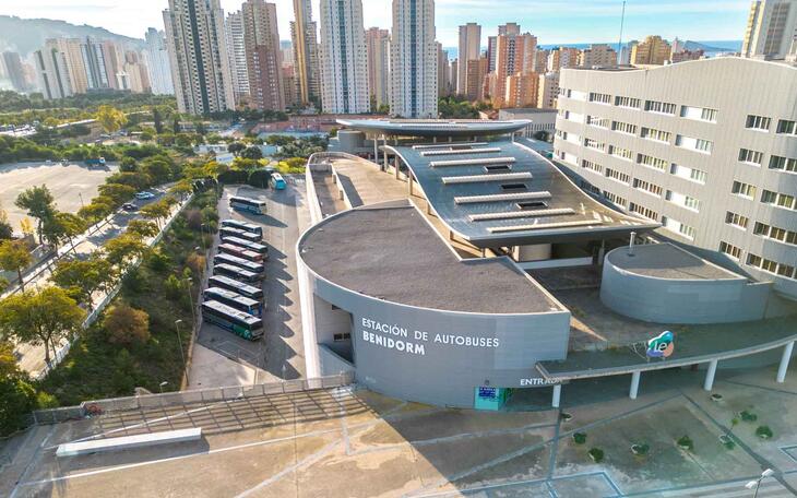 Estación de autobuses de Benidorm.