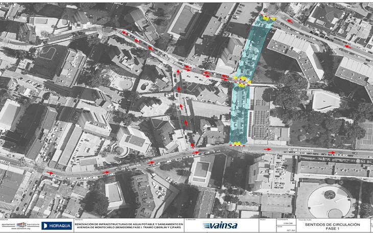 Obras en Avenida Montecarlo