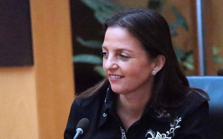 Cristina Escoda del grupo Socialista.